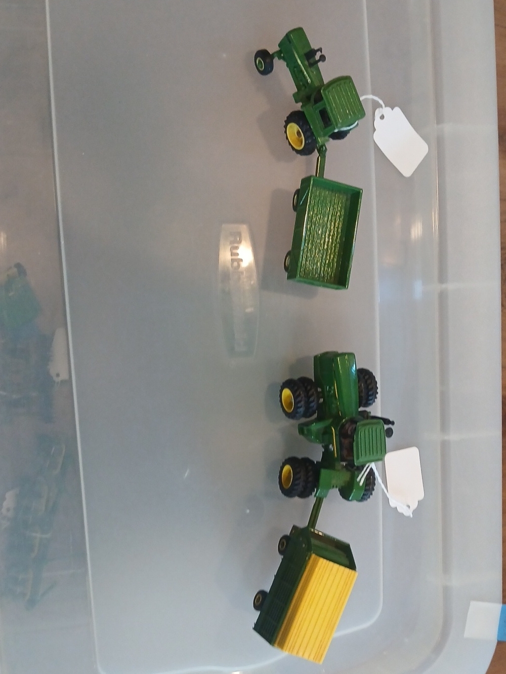 Die-Cast Green Tractor Toys - John Deere